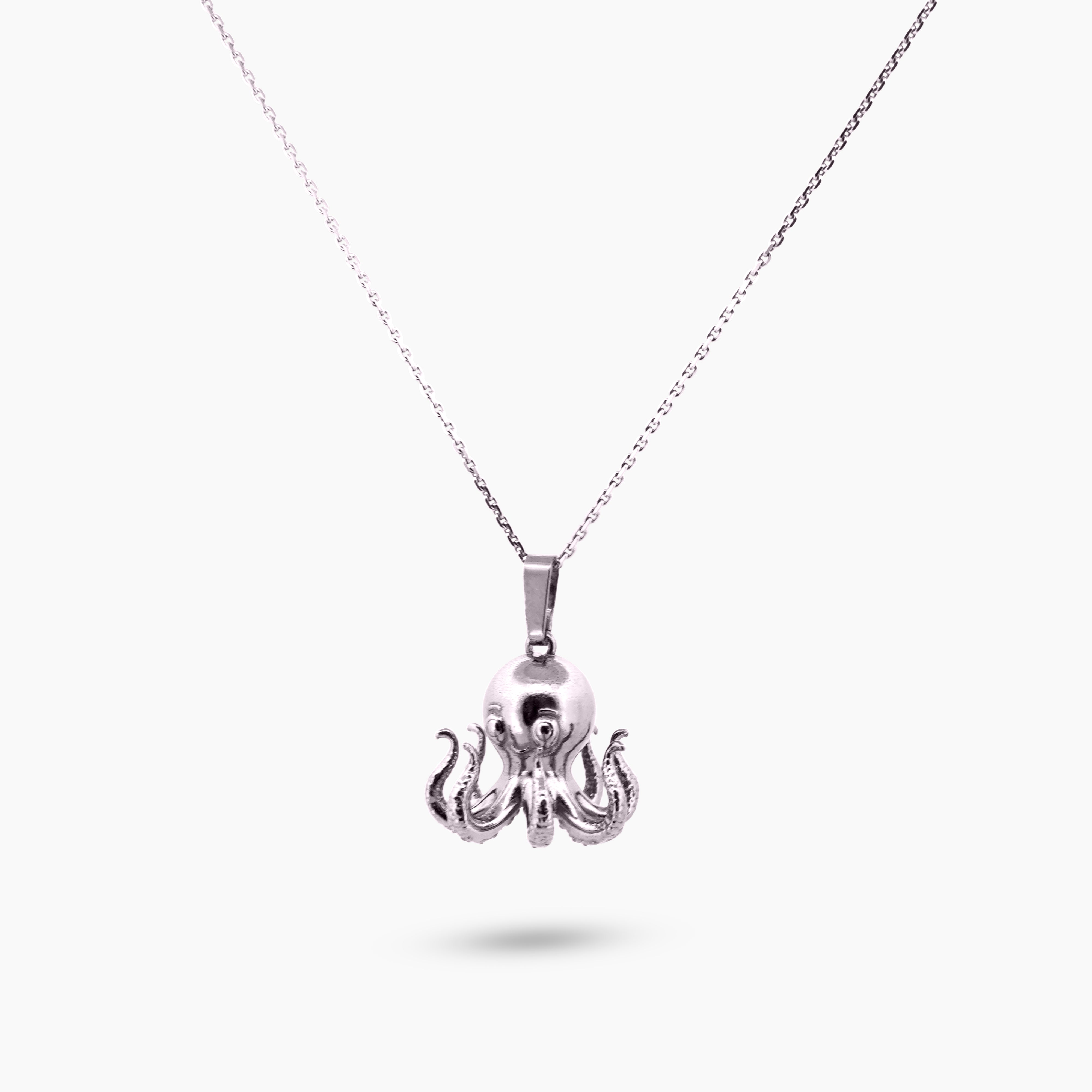 Pinchme bedel octopus hanger aan een ketting