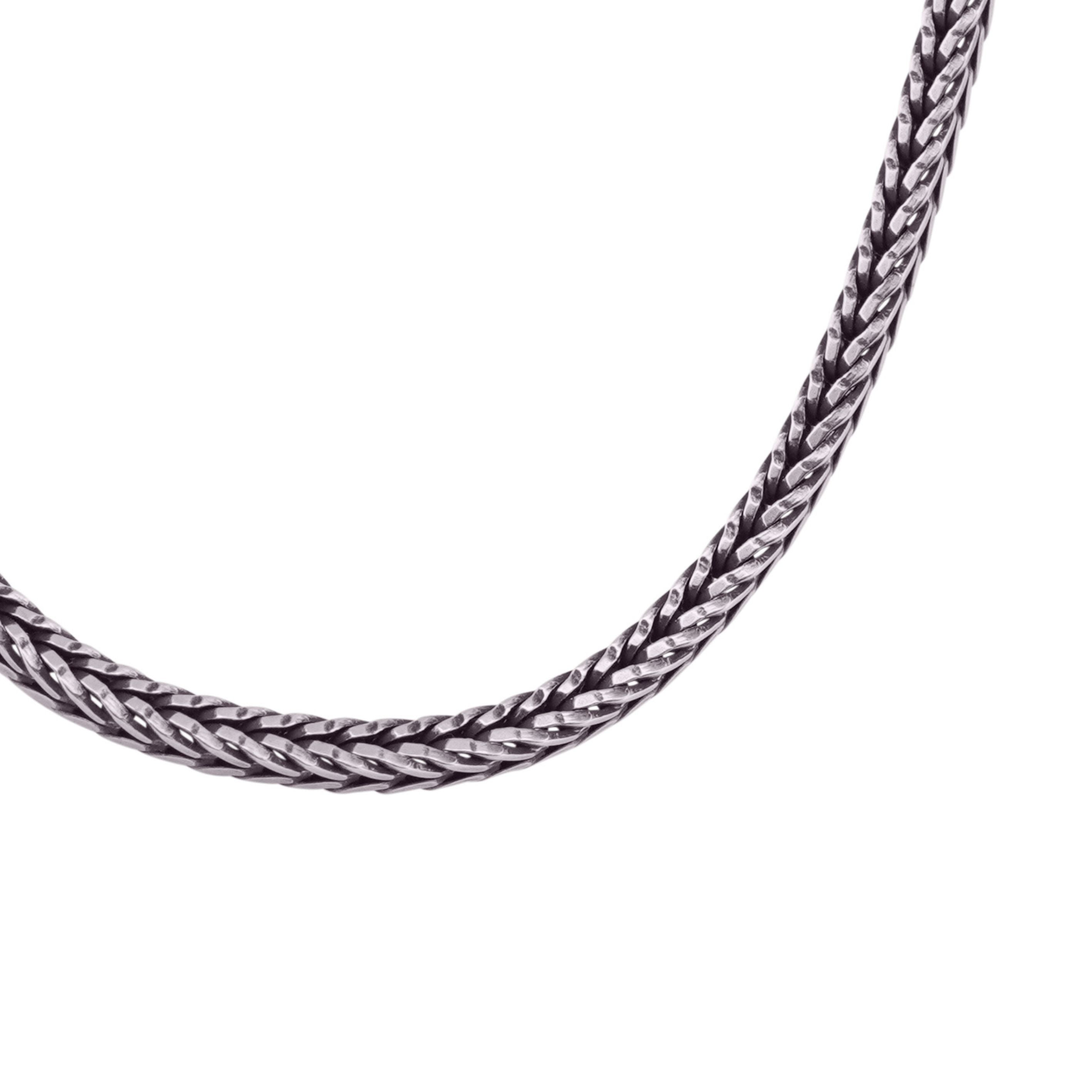 Zilveren Vossenstaart Ketting