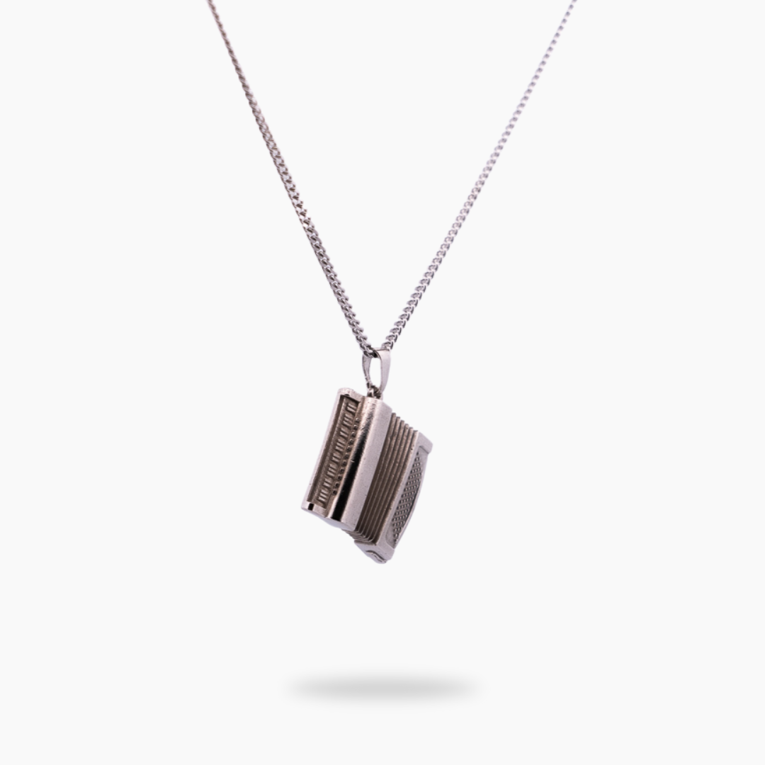 Accordeon ketting - Zilver - Pinchme