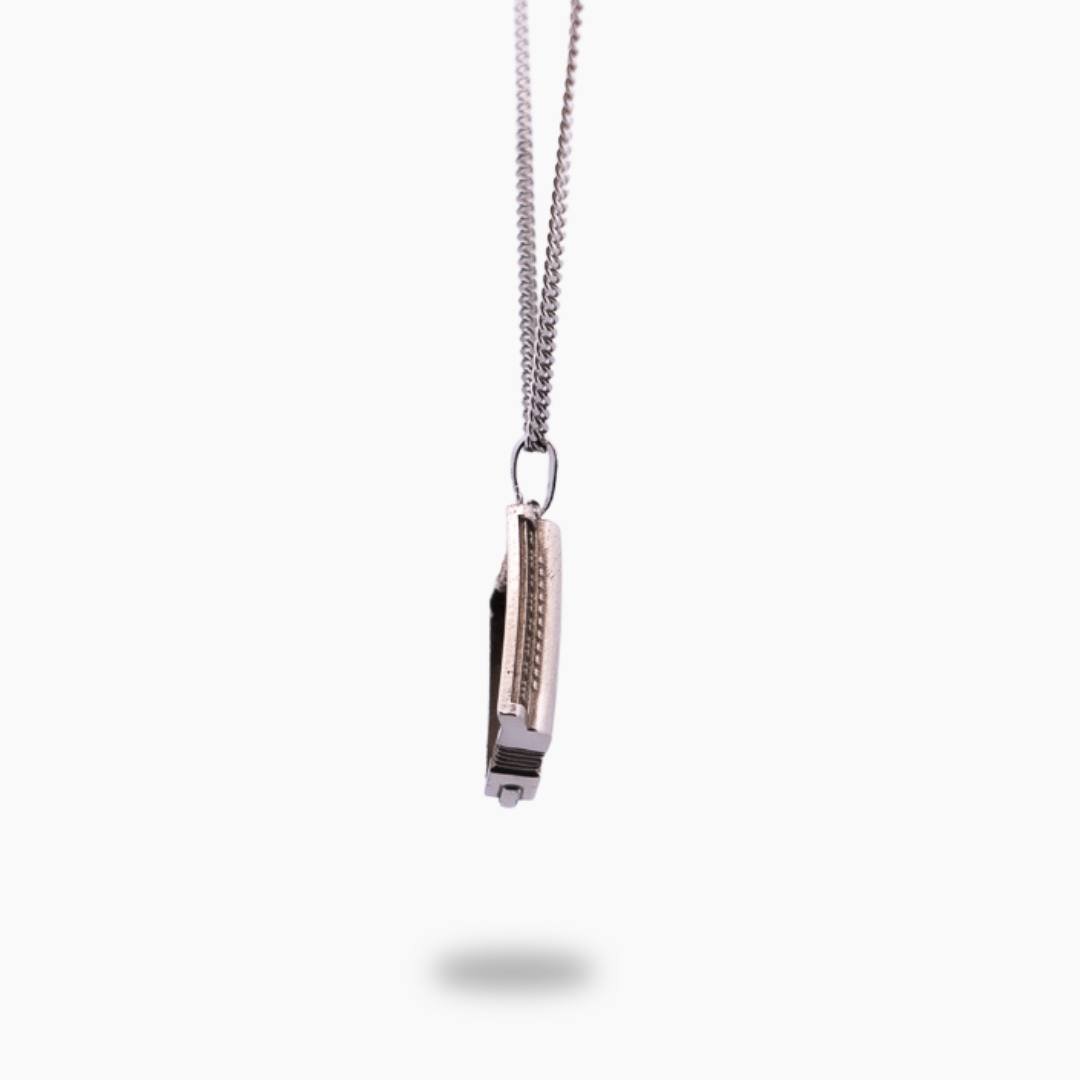 Accordeon ketting - Zilver - Pinchme