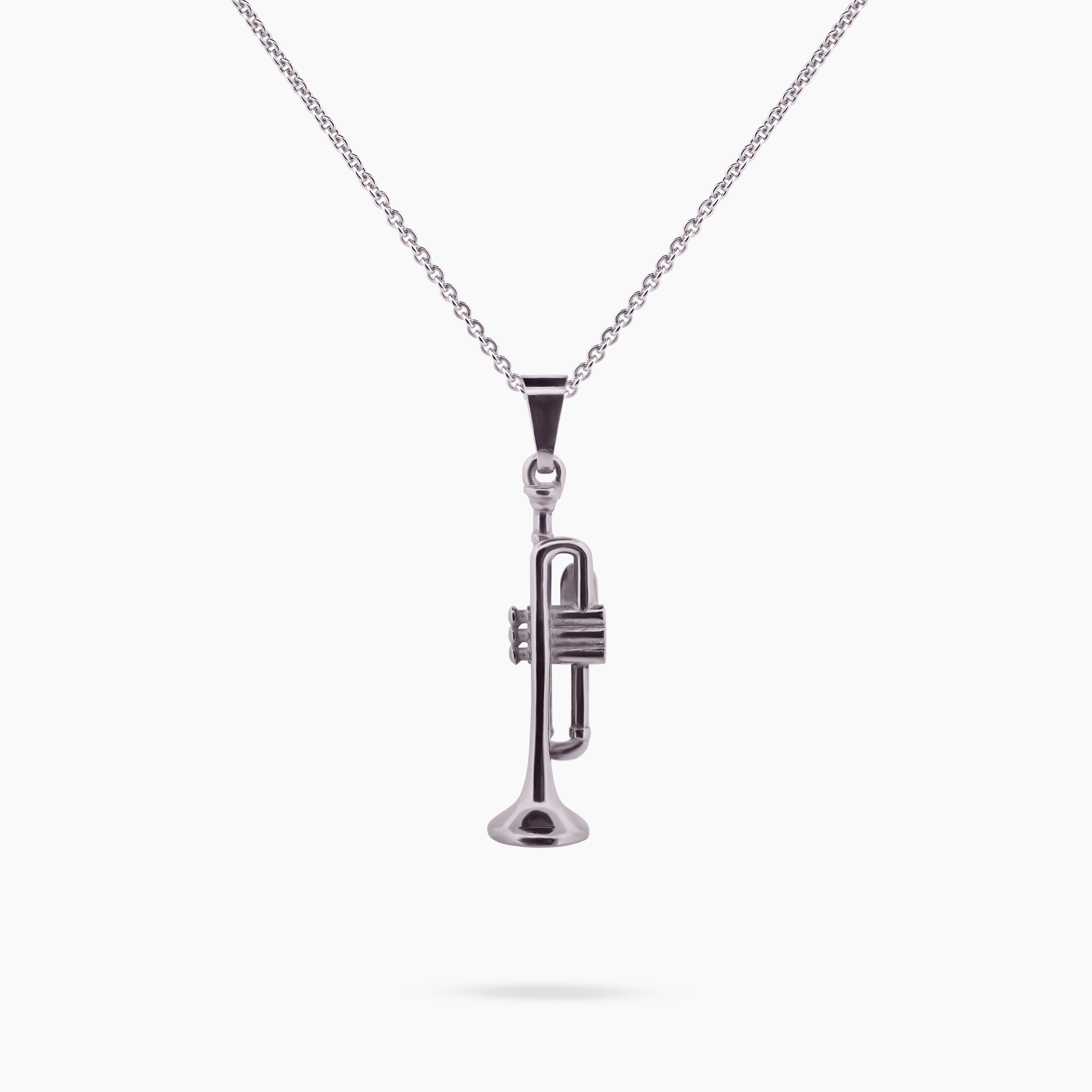 Close-up van trompet bedel met zichtbare ventielen en bochten