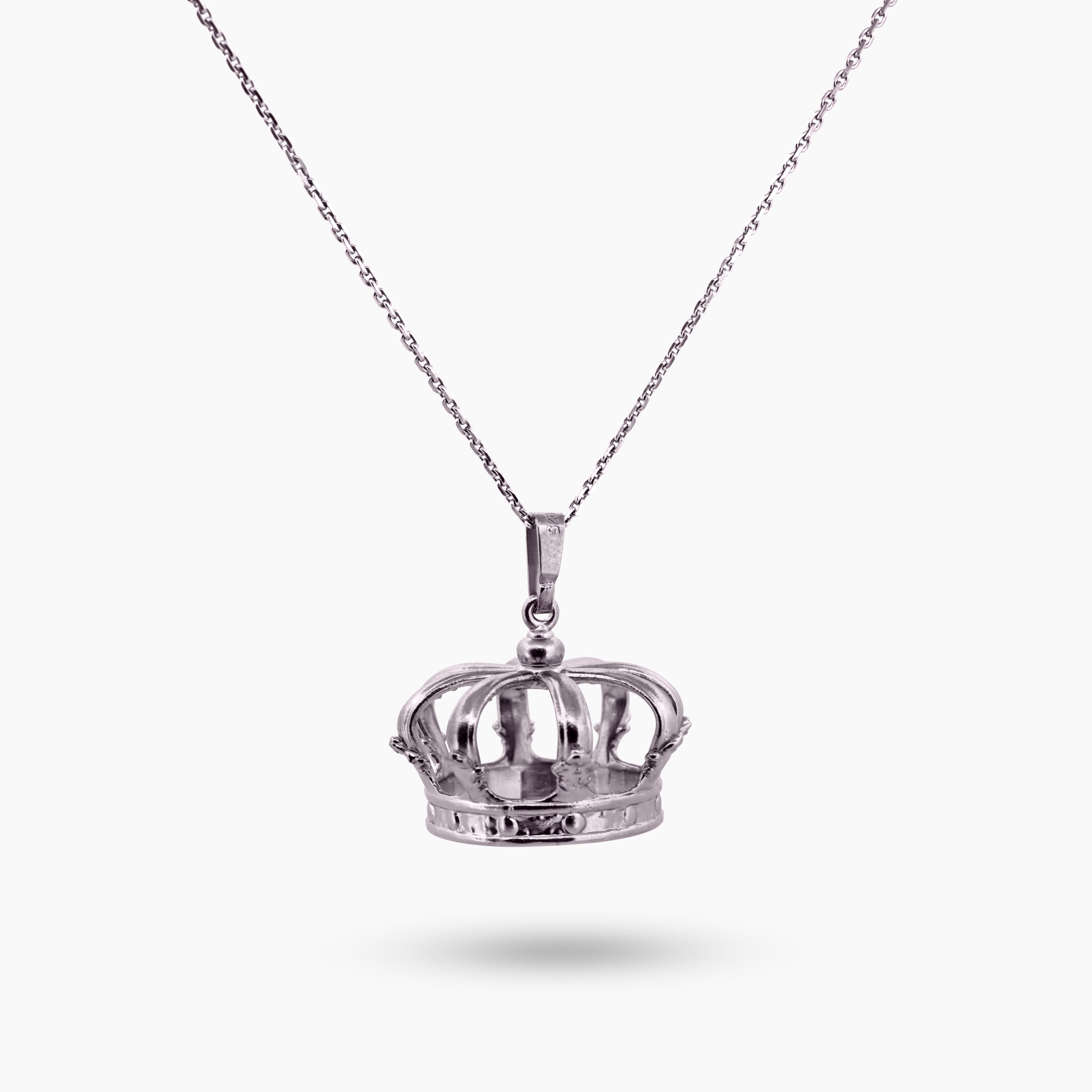 Pinchme bedel kroon hanger aan een ketting – subtiel en elegant